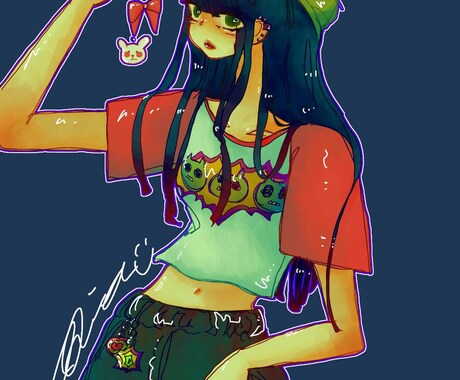 １枚お絵描きします あなたのためにオリジナルイラストを描きます イメージ2
