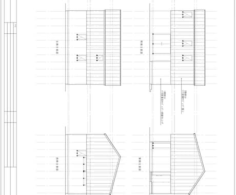 手書き図面をJWWCADで作成します 『木造住宅』JW-CADで作成いたします イメージ2