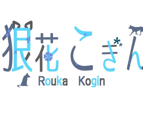 ネームロゴ制作します 商用OK！ちまっと可愛く作ります！ イメージ2