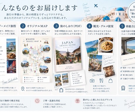 2泊3日以上の国内旅行のプランを立てます プランが決まらない方へ。「行きたい」を、「カタチ」にする。 イメージ2