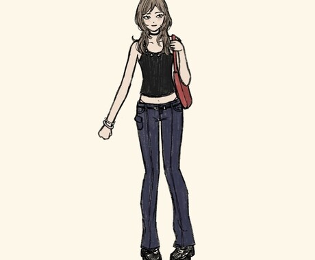 ファッショナブルな立ち絵を描きます おしゃれなファッションと世界観を表現 イメージ1