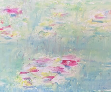 原画配送料込☆風景写真を抽象的に描きます お気に入りの風景写真を柔らかなタッチのクレパス画にしませんか イメージ2
