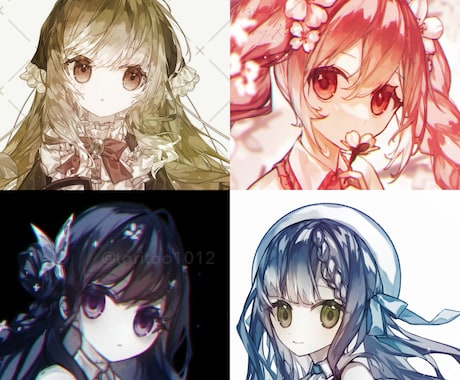 SNSで使える輝くイラストアイコン制作します アイコン以外の使用ご依頼もOK！丁寧に制作します イメージ1