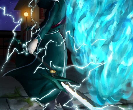 配信の背景、壁紙として使えるイラストを描きます 線画がない独特な絵柄の油彩イラストを描きます！ イメージ2