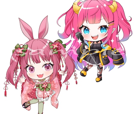 ビジネス、動画配信、グッズなどイラスト描きます x、インスタ、ブログ、YouTubeなどSNSアイコンに イメージ2