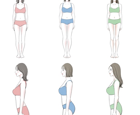 魅力が伝わる全身ファッションイラストを制作します イメージコンサルタント様に人気！上品な雰囲気で制作します。 イメージ2