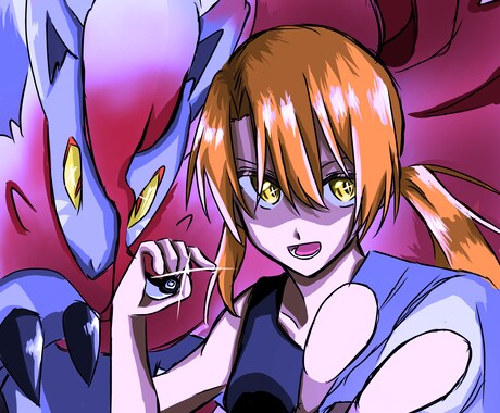 あなたの推しまたはオリジナルキャラクターを描きます お絵描きチャット歴3年以上の絵師です。3月末まで特別価格！！ イメージ1