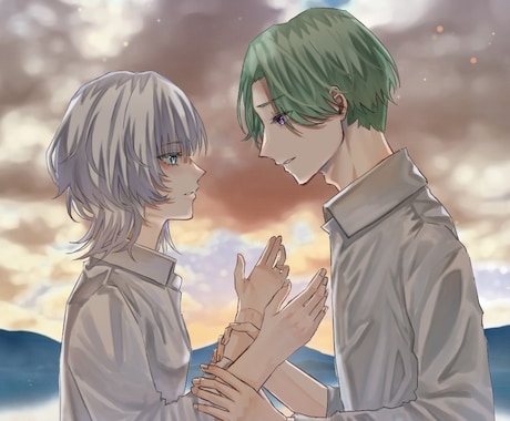 アイコンやサムネ向けに丁寧なイラストを描きます 存在感のなかに儚さのあるイラスト描きます！ イメージ2