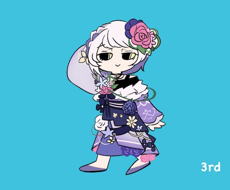 商用利用OK◎可愛いミニキャライラスト描きます イメージ1