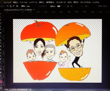 温かいタッチでご家族やご自身の似顔絵をお描きします フリーハンドの水彩仕上げかデジタル仕上げでお届けします♩ イメージ2