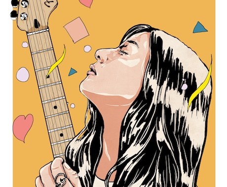 ポップ、レトロな可愛いイラスト描きます 商用利用可◎アイコン・広告・挿絵におすすめ イメージ2