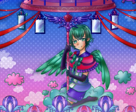 感想文付き☆挿絵に使えそうなカラー感想画かきます 執筆意欲を高めたい方を絵で応援します☆ イメージ2