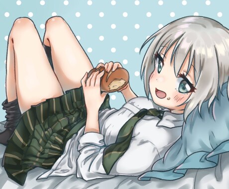 女の子おキャラクターイラストを描きます イラストレーターとして活動中です、ご要望に合わせて描きます イメージ2