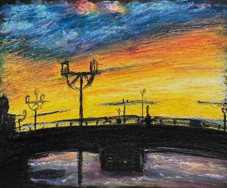 クレヨン画を描きます 「デジタルじゃ出せない“にじみ”と“あたたかさ