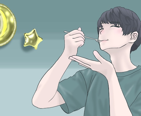 実績欲しいので良心的な価格でアイコン描きます かわいいけどかわいすぎないイラストを描きます！ イメージ2