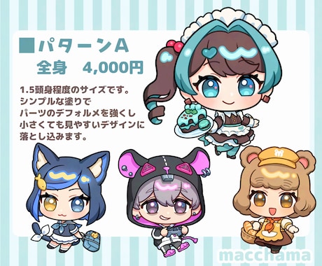 ミニキャライラストの制作承ります アイコンやヘッダー、動画やサムネイルのワンポイント等に！ イメージ2