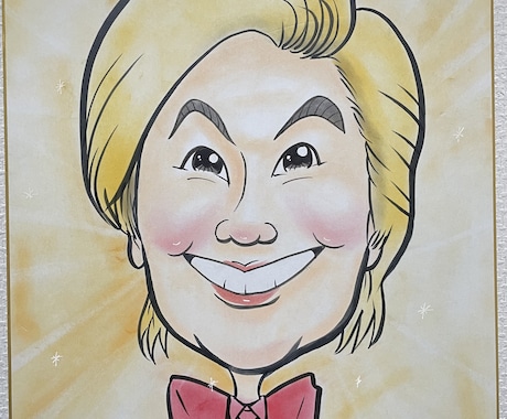 似顔絵師がほんわか手描き似顔絵描きます 笑顔になるような似顔絵をお届けします イメージ2