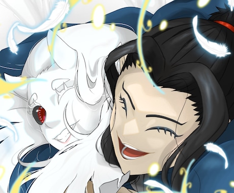 お好みの物をイラストやポスター風に描きます 人物、物、オリキャラ作成など、ご相談は幅広く可能です イメージ2