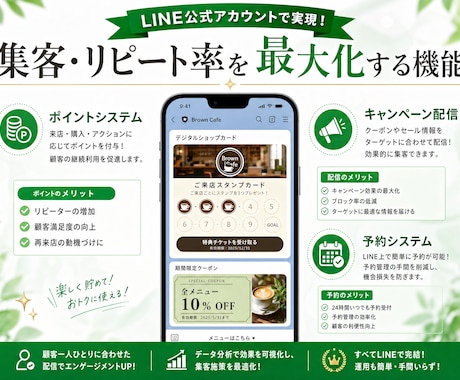 LINE公式アカウント構築代行します デザイン×戦略で成果を出す【モニター募集（先着3名様限定）】 イメージ2