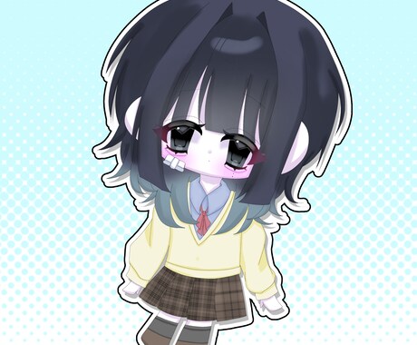 萌え系の女の子のキャラデザ・イラスト作成承ります 夢女子さんや活動者様のお手伝いをさせて頂きたいです イメージ2