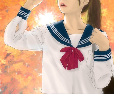 ややリアル寄りのグラビア風イラストを描きます イラストでコスプレしてみませんか？ イメージ1