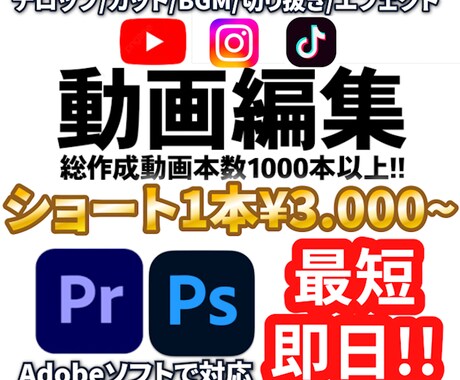 特別価格☆YouTube等の動画編集を代行します 丸投げOK!真似して作成可能!! イメージ2
