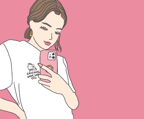 アイコン映え◎オシャレで盛れる似顔絵描きます 「あなたらしい魅力」を表現、世界に一つだけのイラスト イメージ1