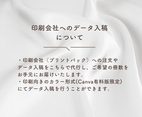 データ入稿代行を行います 【こちらはオプション商品です】 イメージ2