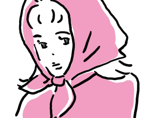 シンプルな太い線とテーマカラーでアイコン描きます SNSアイコンに丁度いいシンプルな線 イメージ1