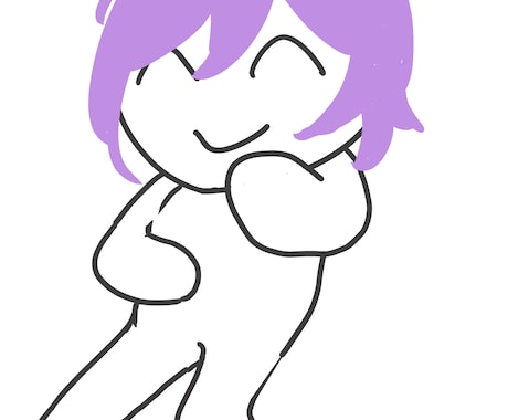 ポップで可愛いイラストを描きます 可愛い２頭身サイズのキャラを描きます。 イメージ1