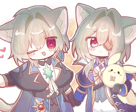 3L・夢OK！もちもち可愛くデフォルメ化します どんなキャラクターも、小さく可愛く「もちかわ」デフォルメ化！ イメージ2