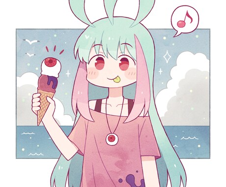 ゆるかわ系・癒し系のデフォルメイラストを描きます あなたに癒しをお届けします！！ イメージ2