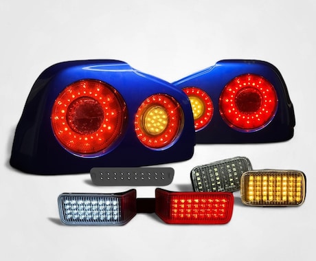 車のテールランプのLED交換、基板修理します DIP部品、SOP表面実装部品交換、ハンダ付け、基板修理 イメージ1