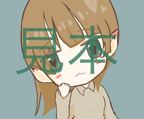 デフォルメキャラ描きます 性別とポーズと服装に髪型を要望通りに出来るように努力致します イメージ2
