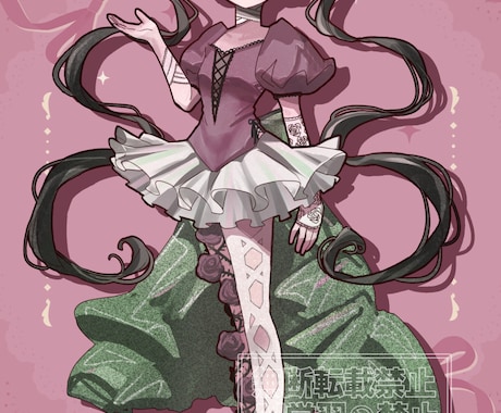 完成品 女の子 立ち絵イラスト販売します IRIAM・TRPG向け 可愛い女の子イラストです。 イメージ2
