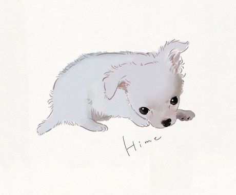 ペット・うちの子｜写真からイラストを描きます 大好きな"うちの子"との思い出を、イラストに イメージ1