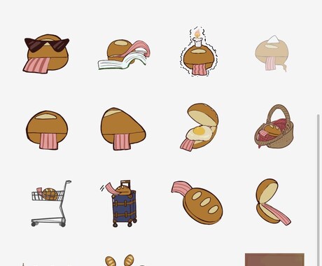 オリジナルのLINEスタンプを作成します あなただけのオリジナルLINEスタンプを作成します。 イメージ2