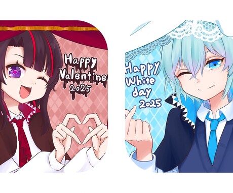 かわいいSNSのアイコン描きます 中性的なキャラクターをアイコンにしたい方必見！！ イメージ2