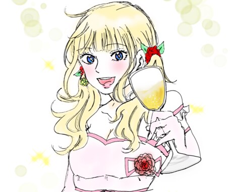 女性限定!オリキャラ,コテキャライラスト描きます あなたの理想に忠実なイラストをお約束します! イメージ1