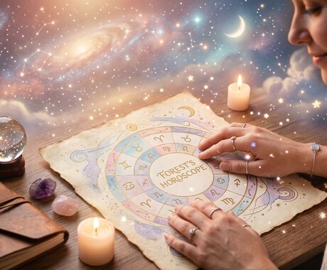 お試し星読み★気になるお相手の気持ちを占います お相手の本心や2人の未来を、星の配置から丁寧に読み解きます イメージ2