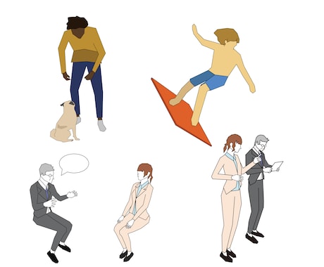 シンプルなビジネス系イラスト描きます 商用利用OK！Aiデータにも対応可！ イメージ2