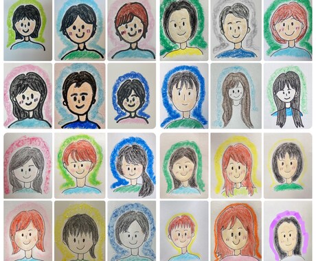 オーラ鑑定イラスト付＆ｶｰﾄﾞでみます オーラのお色知りたくないですか？カード占い付き♡ イメージ2