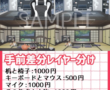 オリジナル背景イラスト制作します Vtuber様の配信背景/IRIAM背景/ゲーム/TRPG等 イメージ2
