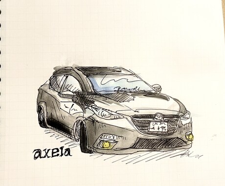 愛車の似顔絵描きます あなたの愛車の似顔絵描きます！アルバムやインテリアに！ イメージ2