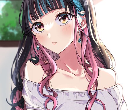 ８月上旬納品可♦イラスト作成いたします 立ち絵、歌ってみた動画イラスト等目を惹くイラストお描きします イメージ1