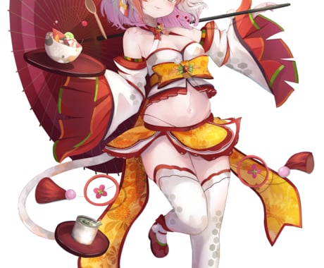 イラストレーターが色彩豊かな可愛いイラスト描きます 活動者様から企業・同人様などイラストを可愛く彩ります！ イメージ2