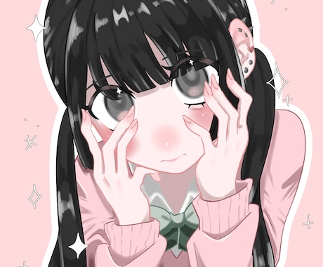SNSで使いたいアイコン、欲しい1枚絵を描きます 求めるアイコンやイラストを描きます⟡.·*. イメージ2