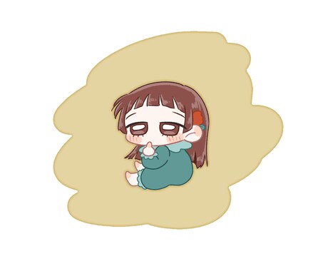 量産！赤ちゃん化イラスト描きます 可愛い赤ちゃんが指を咥えてこっちを見ています♡ イメージ1