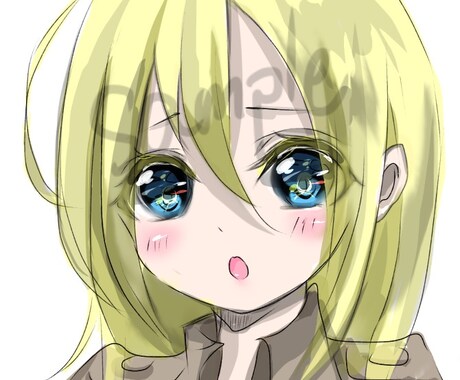 SNS用アイコンやイラスト描きます ふわふわ系、クール系など依頼承ります！ イメージ2
