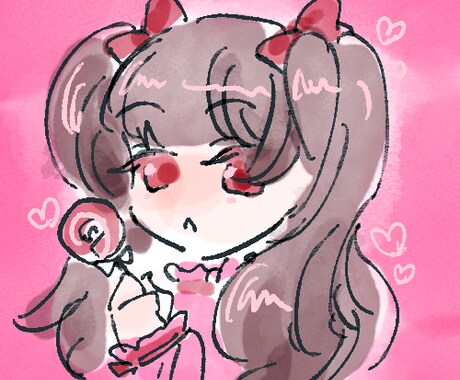 最低価格でイラストアイコン承ります いつもの写真からオシャレポップなイラストにしませんか？ イメージ2